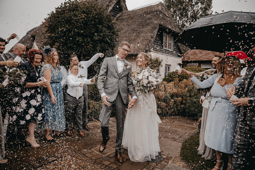 Sophie's confetti photo - photo credit @thevedrinesphoto