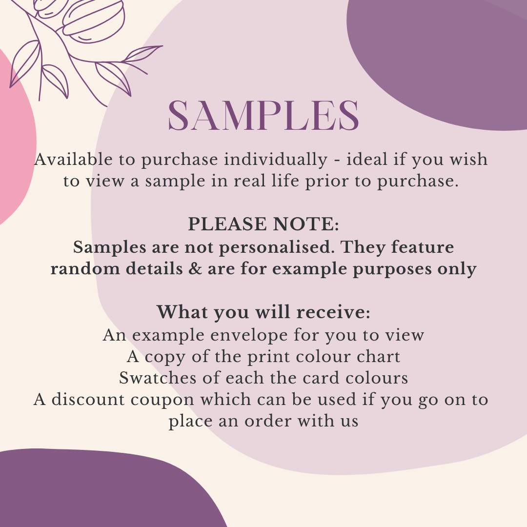 Personalised Boho Chic Confetti Envelopes Eco-friendly Biodegradable