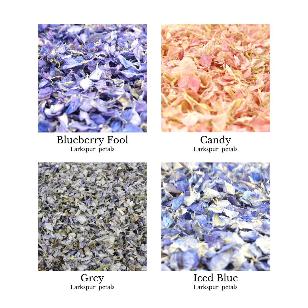 Create Your Own Petal Mix - Freeze-Dried Petals, Larkspur & Wildflower - Add up to 4 Petals