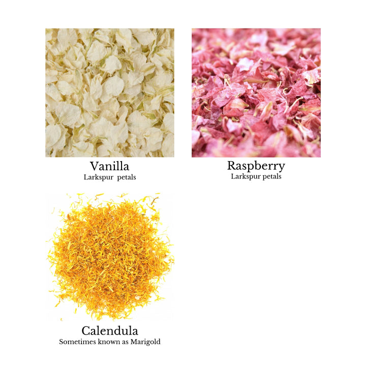 Create Your Own Petal Mix - Freeze-Dried Petals, Larkspur & Wildflower - Add up to 4 Petals