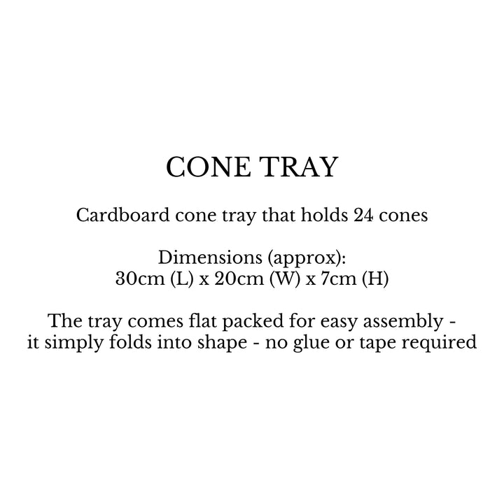 Confetti Cone Tray