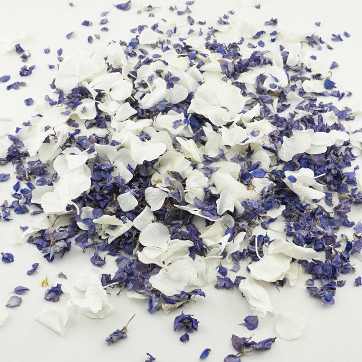 Something Blue Dried Flower Petal Mix Biodegradable Wedding Confetti