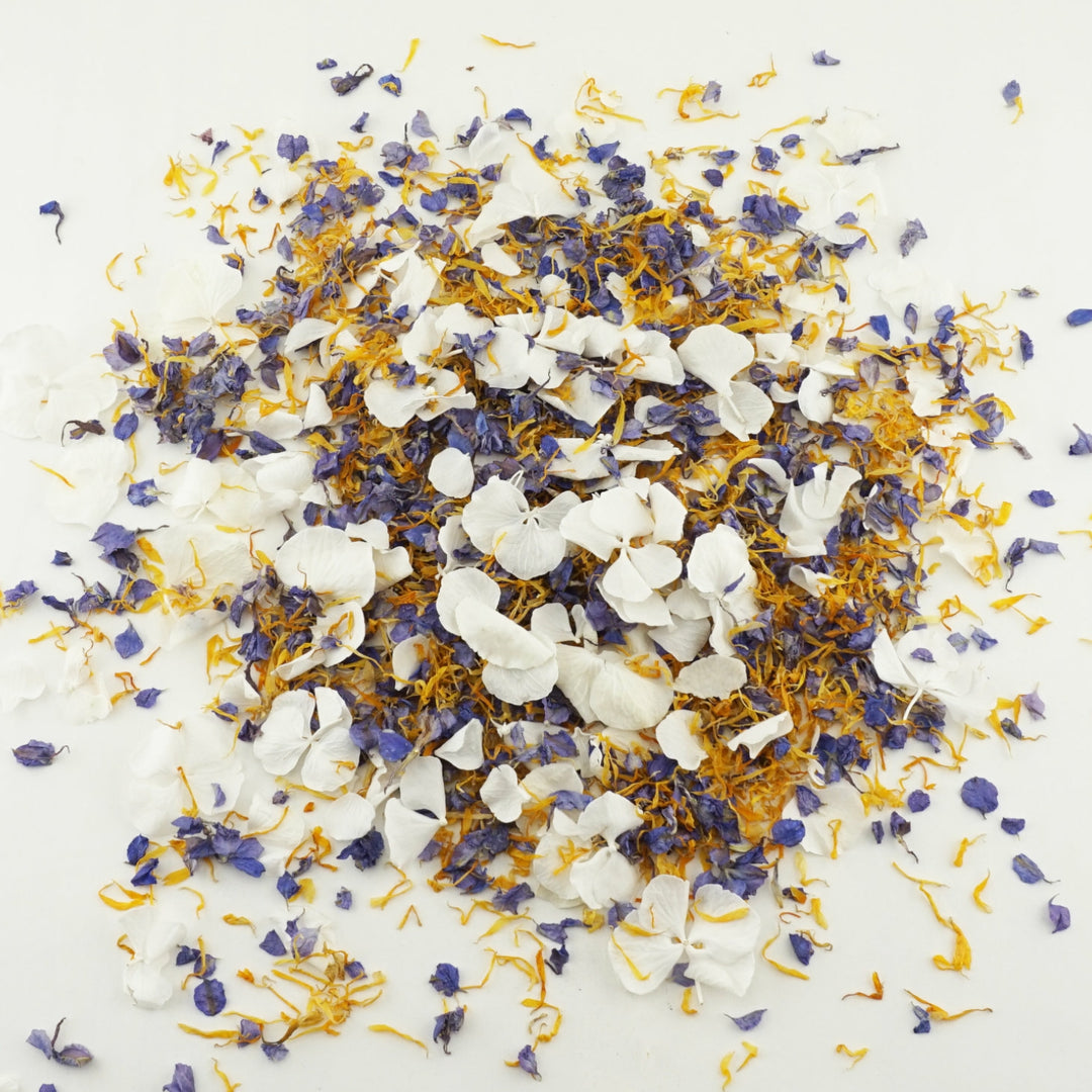 Summer Days Dried Petal Confetti Mix Biodegradable Wedding Confetti
