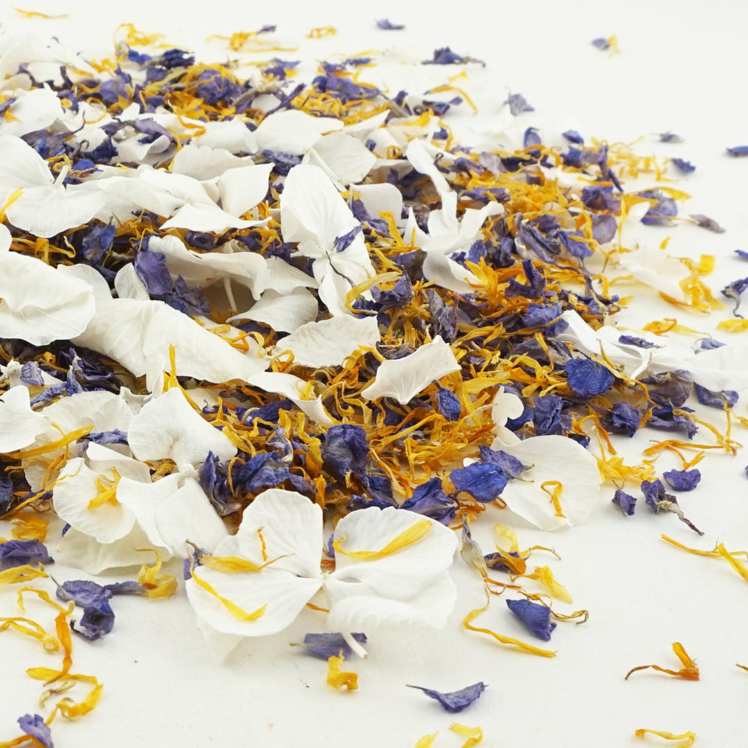 Summer Days Dried Petal Confetti Mix Biodegradable Wedding Confetti