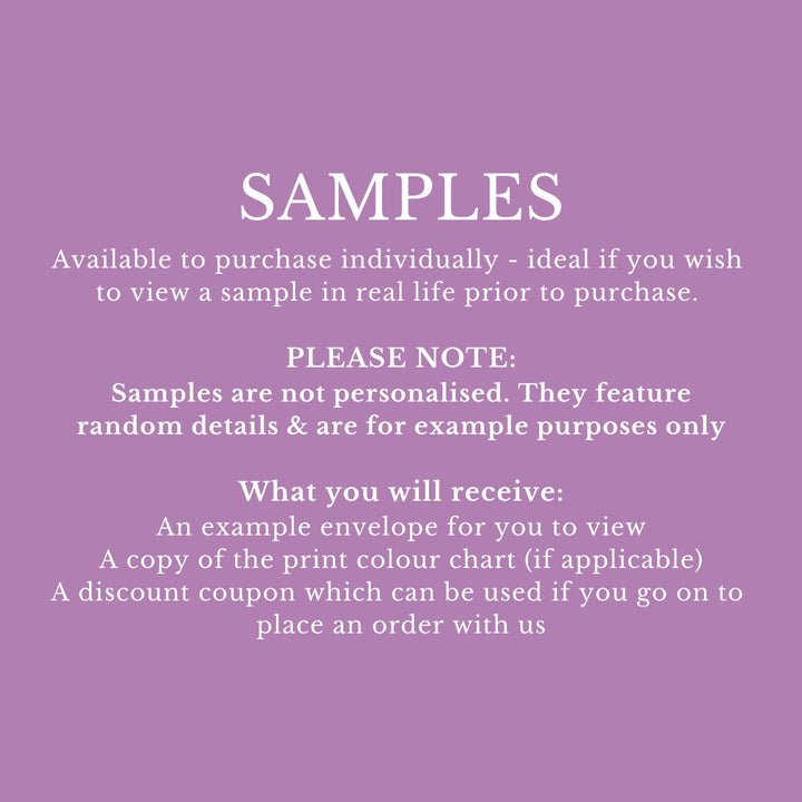 Glassine Envelopes Personalised Love Story Sticker with Confetti Petals