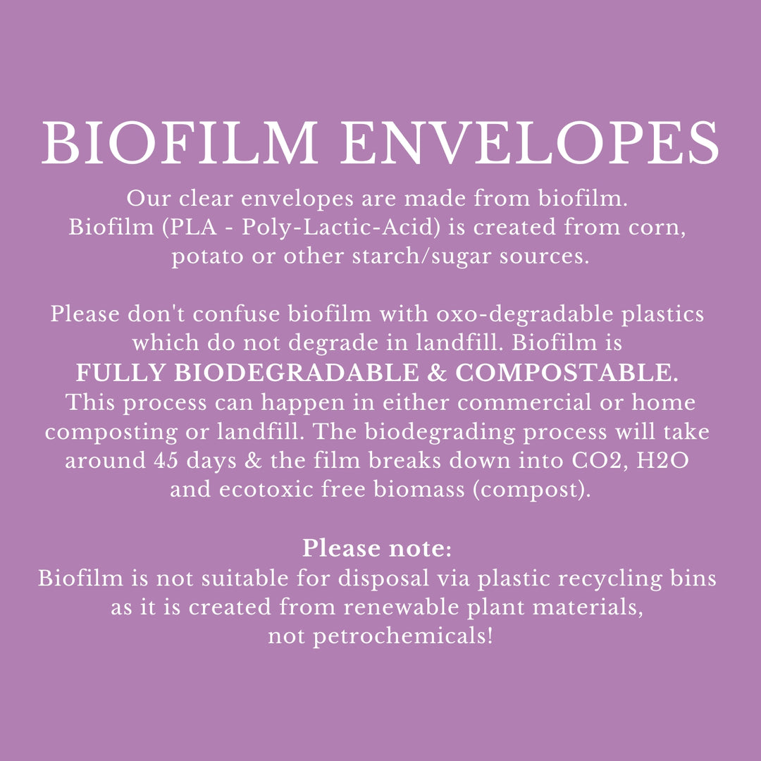 Personalised Love Birds Confetti Envelopes Eco-friendly Biodegradable