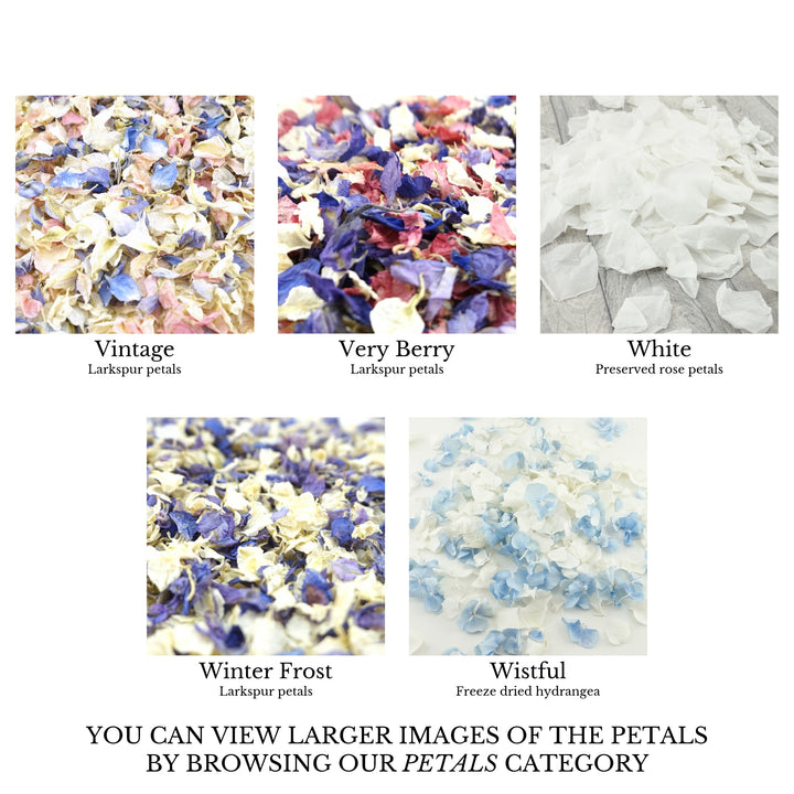 Sample Pack - Choose up to 5 Wedding Confetti Colours