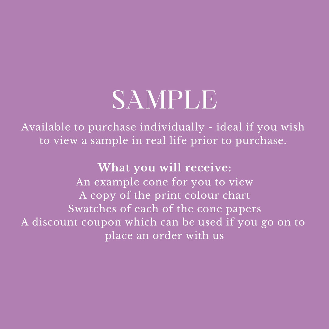 Handcrafted Recycled White Wedding Confetti Cones