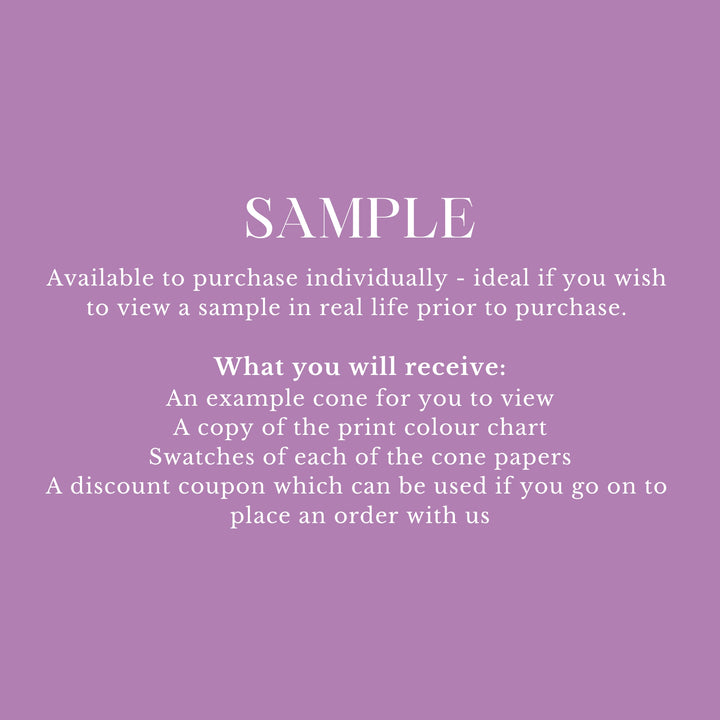 Handcrafted Recycled White Wedding Confetti Cones