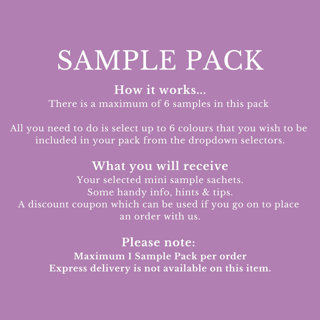 Confetti Sample Pack from The Dried Petal Company - an explanation of how the Sample Pack works. Try samples before you buy.