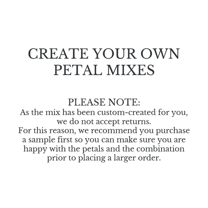 Create Your Own Petal Mix - Freeze-Dried Petals, Larkspur & Wildflower - Add up to 4 Petals