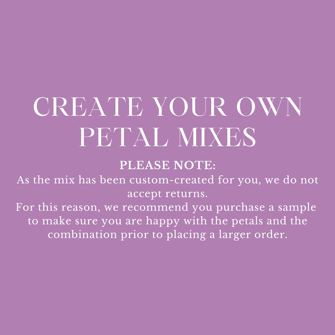 Create Your Own Petal Mix - Freeze-Dried Petals, Larkspur & Wildflower - Add up to 4 Petals