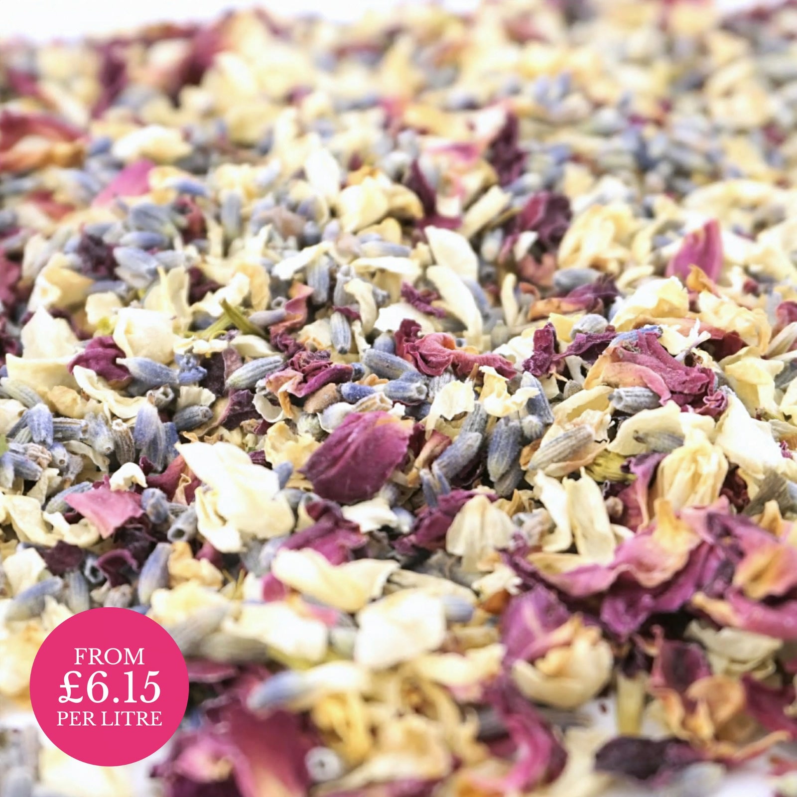 Fairytale confetti petals - wedding confetti petals - biodegradable confetti - natural confetti - real flower petals - The Dried Petal Company