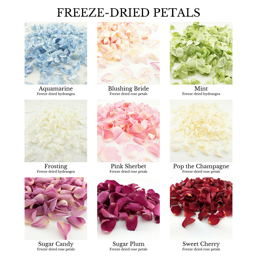 Create Your Own Petal Mix - Freeze-Dried Petals, Larkspur & Wildflower - Add up to 4 Petals