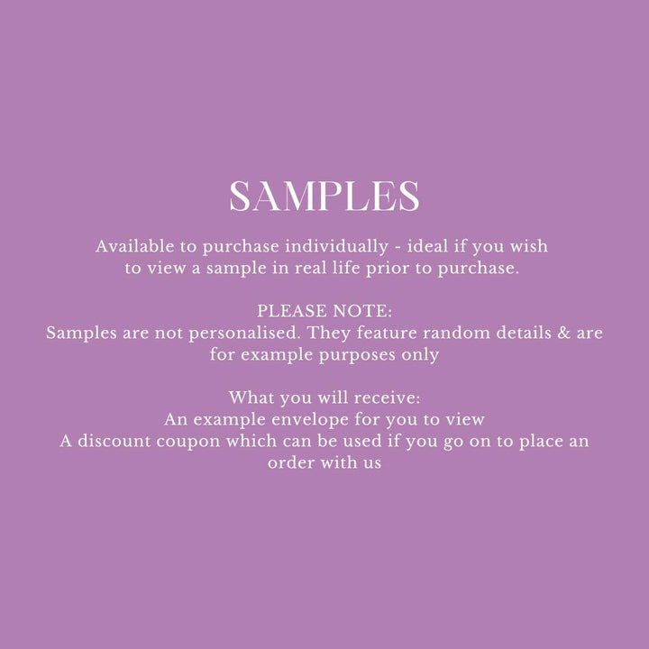 Personalised Glassine Envelopes for Confetti Bags Forever Initials (Empty)