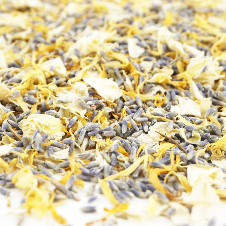 Larkspur, Calendula & Lavender Dried Petal Wedding Confetti Biodegradable Happiness