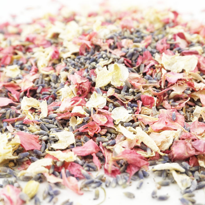 Larkspur & Lavender Dried Petal Wedding Confetti Biodegradable Joy