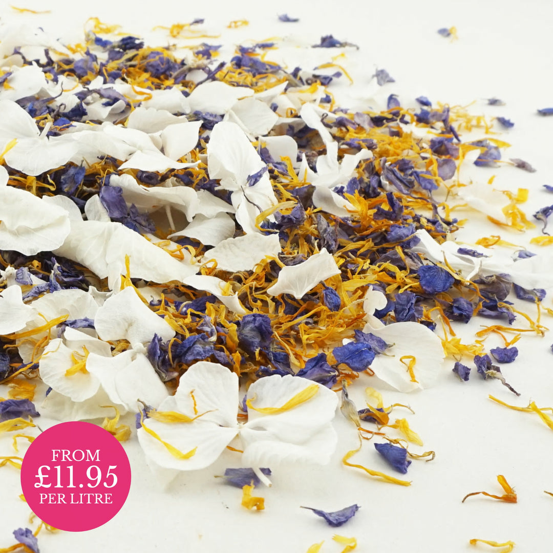 Dried Petals Wedding Confetti Mix Summer Days