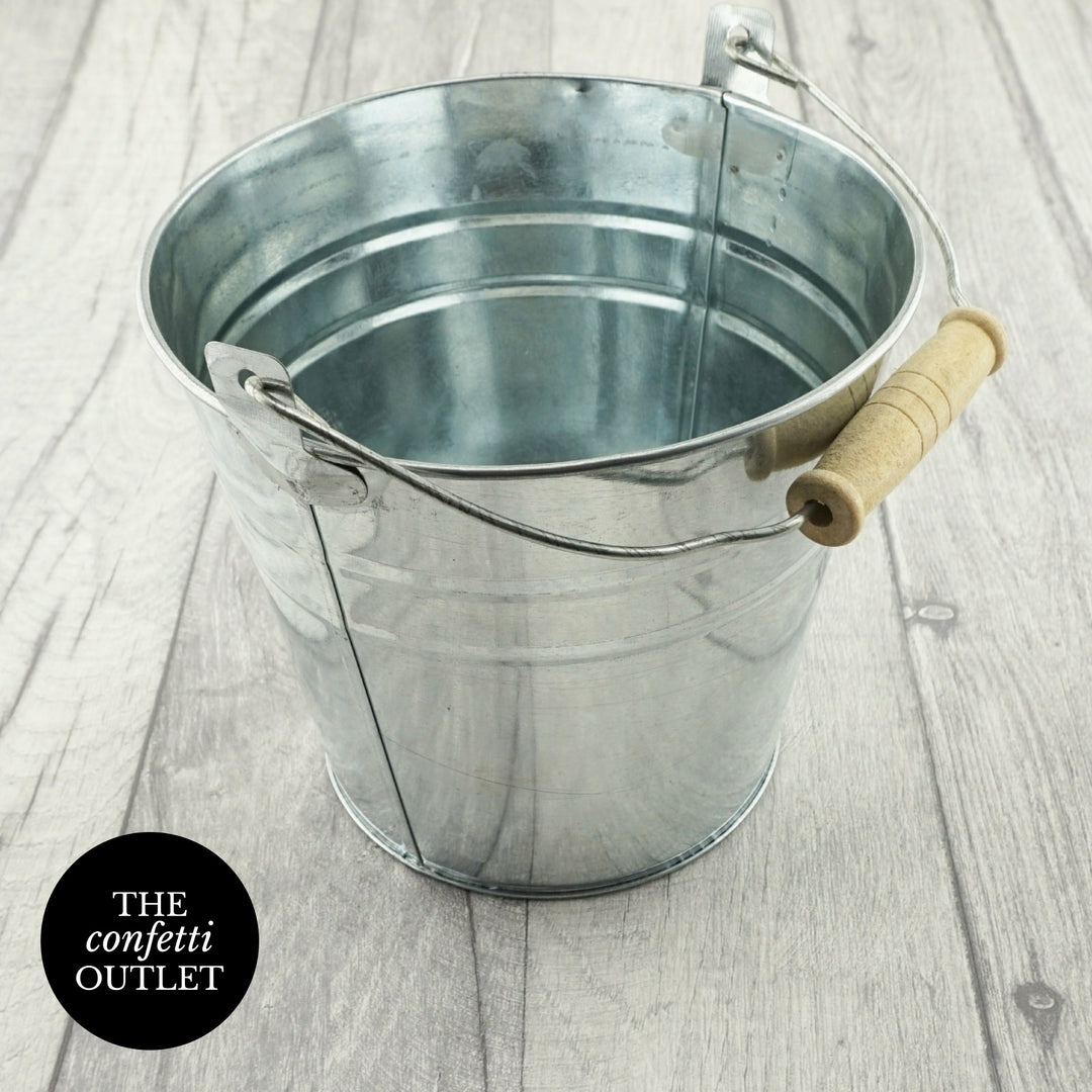 Outlet Clearance - Metal Pail for Confetti Petals - The Dried Petal Company