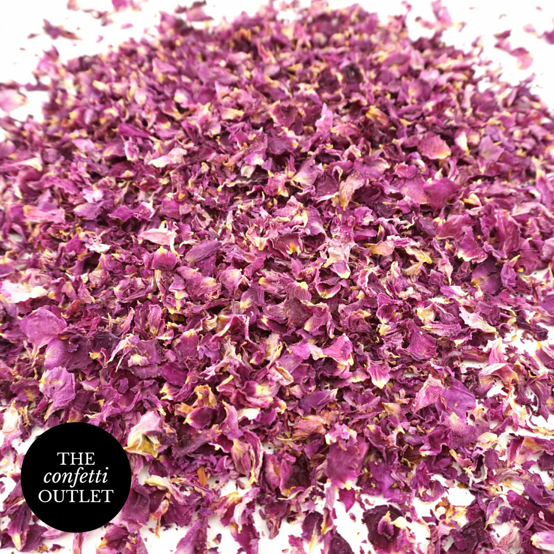 The Confetti Outlet - Rosie Posie Rose Petal Wedding Confetti - Clearance Petals - The Dried Petal Company