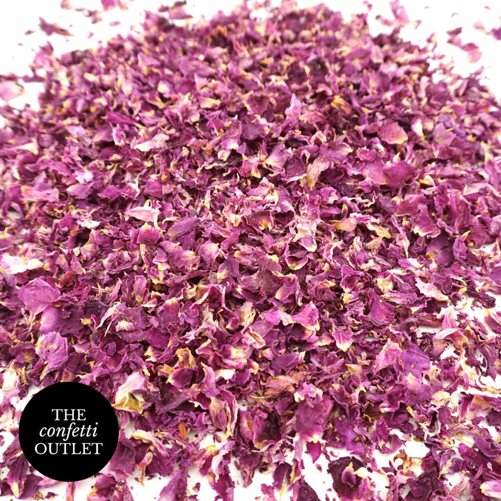 The Confetti Outlet - Rosie Posie Rose Petal Wedding Confetti - Clearance Petals - The Dried Petal Company
