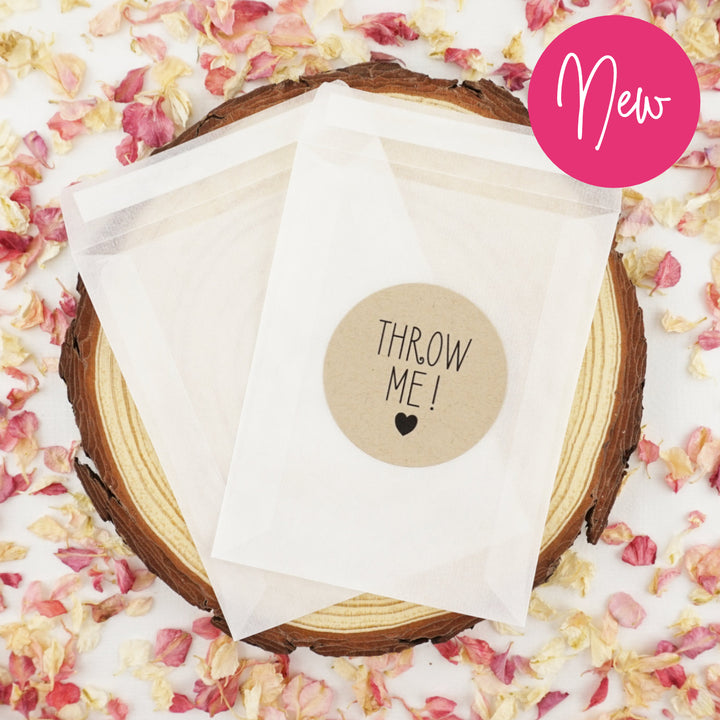 Glassine Envelopes for Confetti Bags Throw Me DIY (Empty)