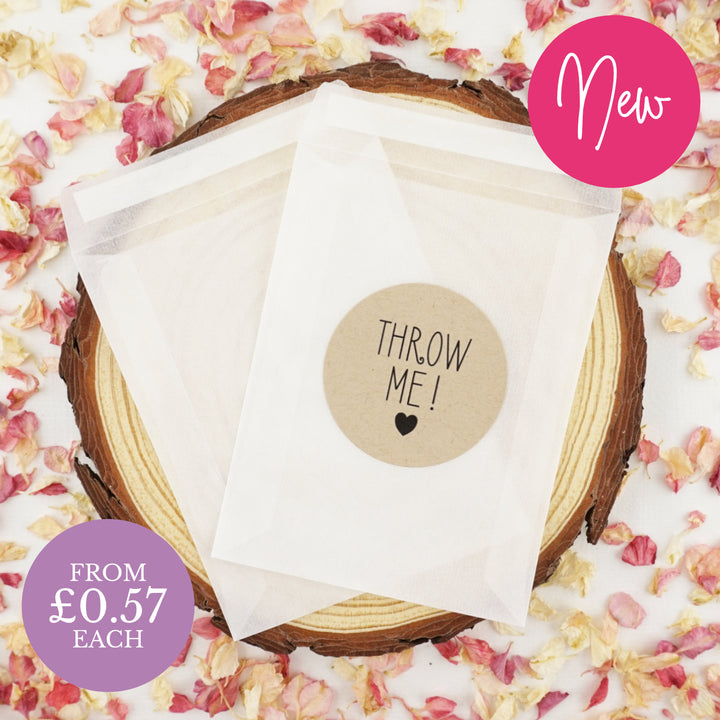 Glassine Envelopes for Confetti Bags Throw Me DIY (Empty)