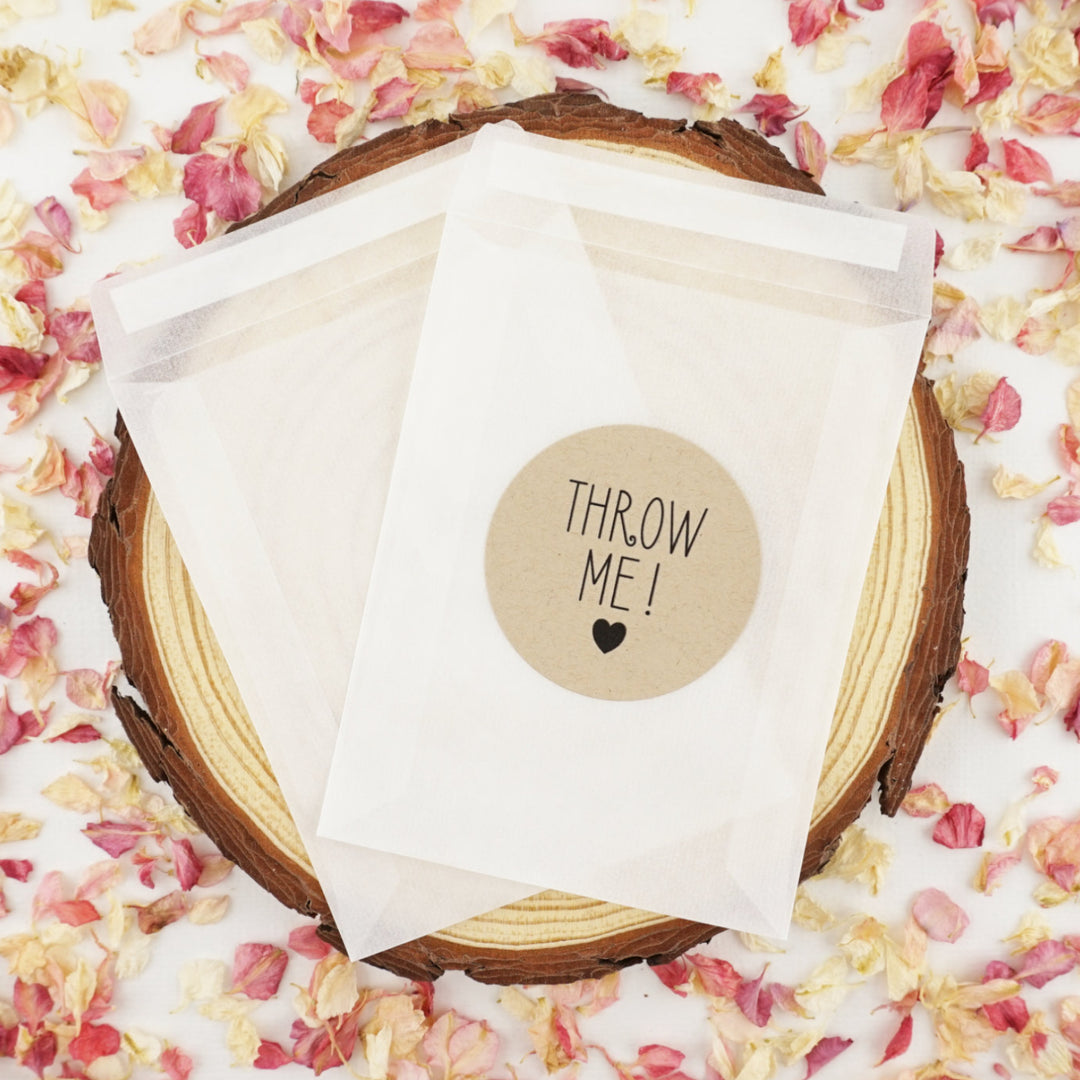 Glassine Envelopes for Confetti Bags Throw Me DIY (Empty)