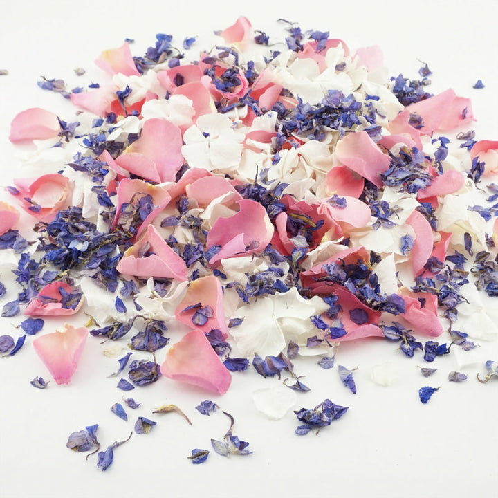 Full Bloom Dried Petal Confetti Mix Biodegradable Wedding Confetti