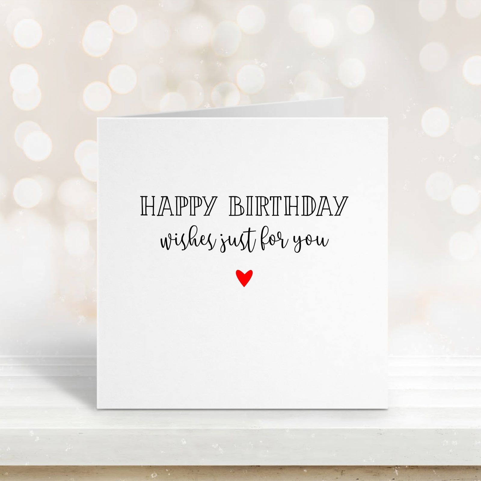 Greetings card - personalised greetings card - birthday - happy birthday - The Dried Petal Company