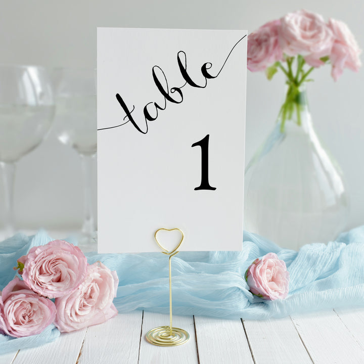 Rustic Table Numbers 5" x 7" Ideal for Weddings & Events