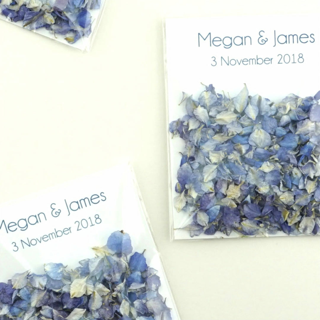 Personalised Simplicity Confetti Envelopes Eco-friendly Biodegradable