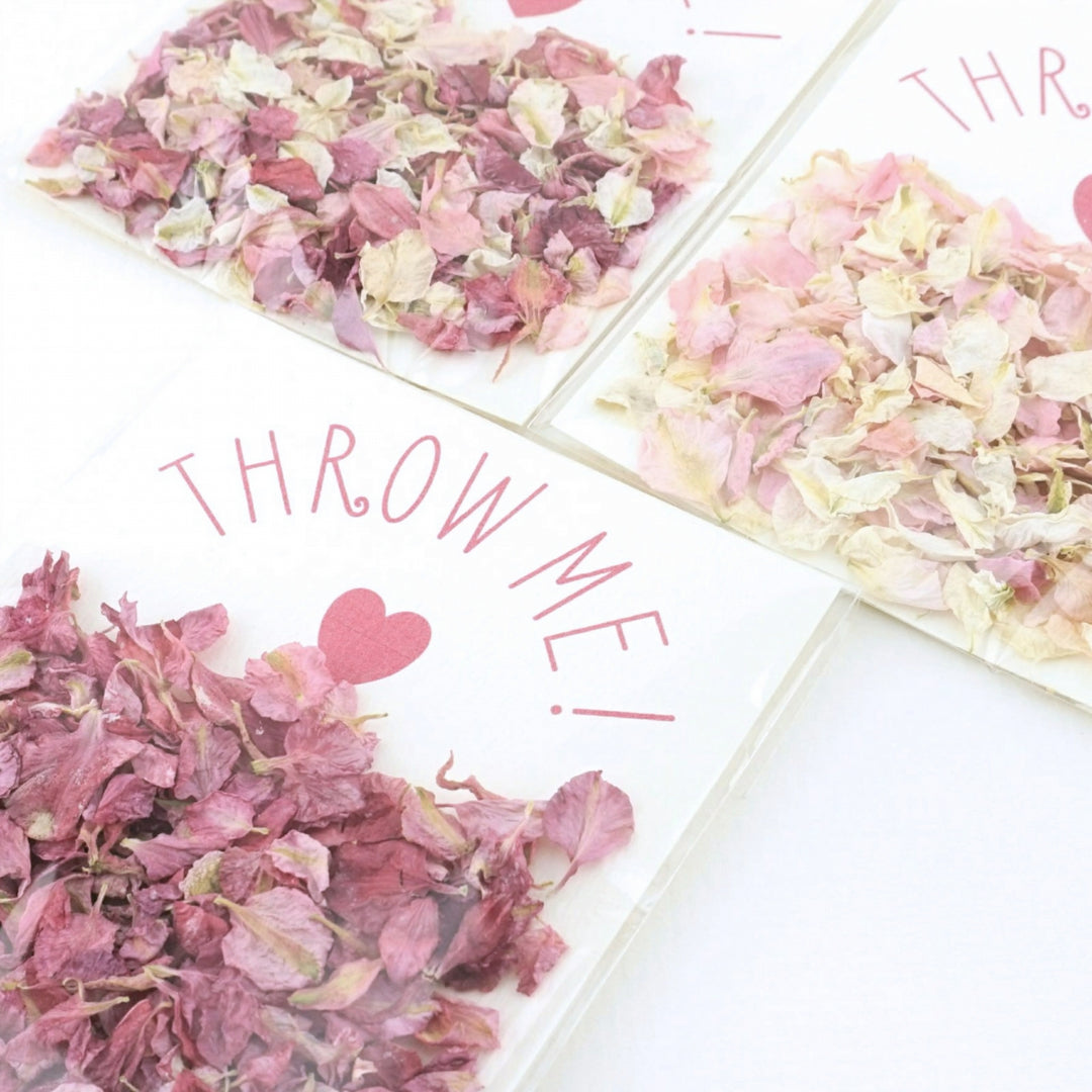 Throw Me Cute Heart Confetti Envelopes Eco-friendly Biodegradable