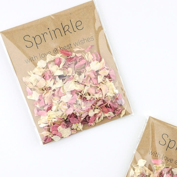 Sprinkle with Love Confetti Envelopes Eco-friendly Biodegradable